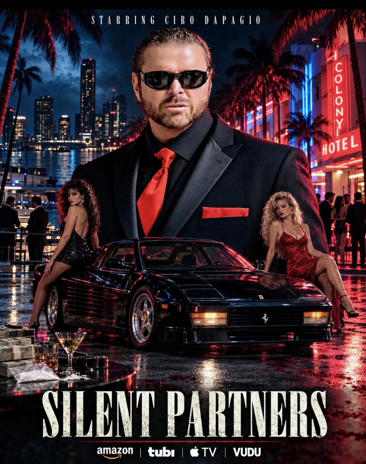 Silent Partners film poster featuring Ciro Dapagio.